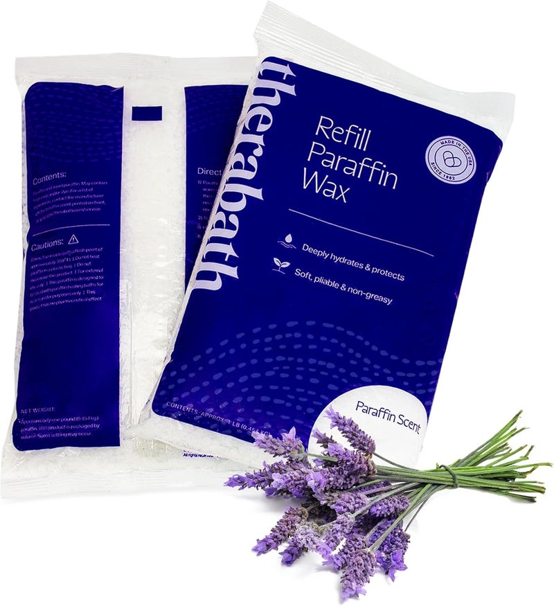 Therabath Lavender Harmony Paraffin Wax Refill - 6lbs for Arthritis Pain Relief and Muscle Stiffness - Image 1